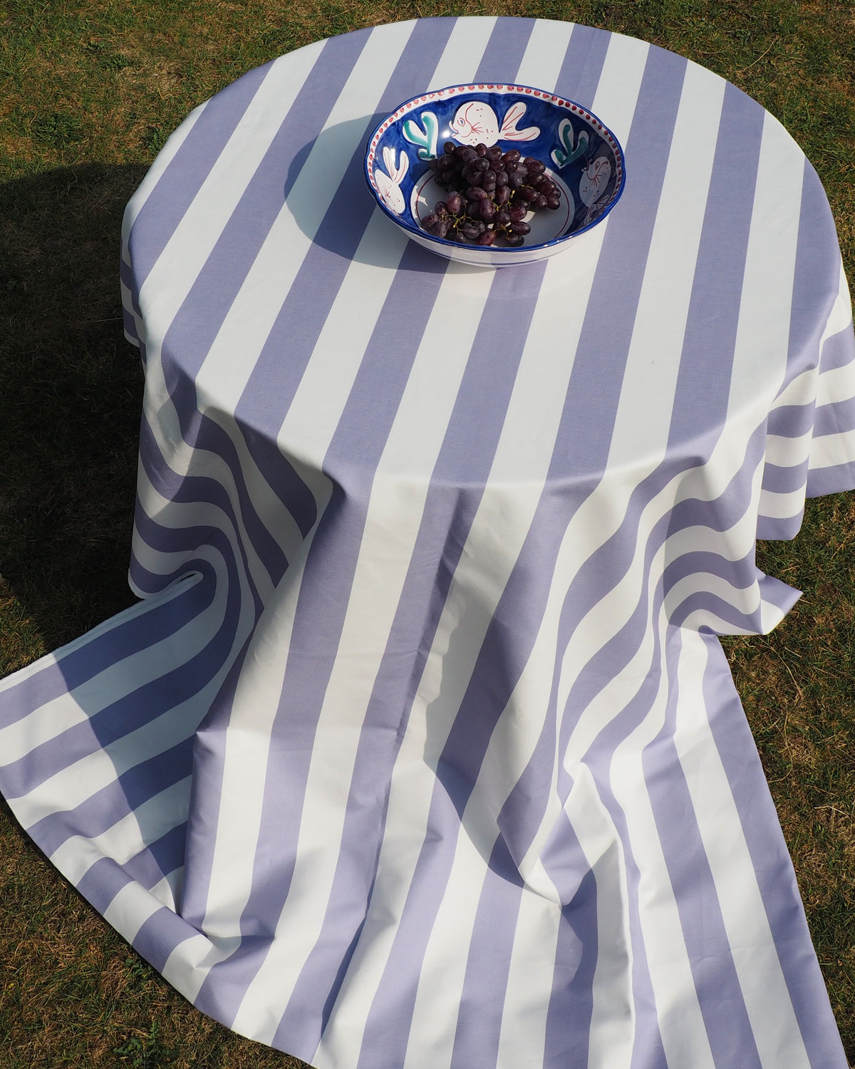 Tischdecke BIG STRIPES flieder Bild 1