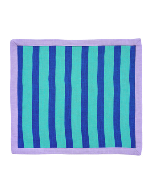 Tischset MARINIÈRE türkis & blau Bild 2