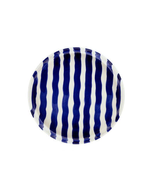 Teller STRIPES mare blue Bild 2