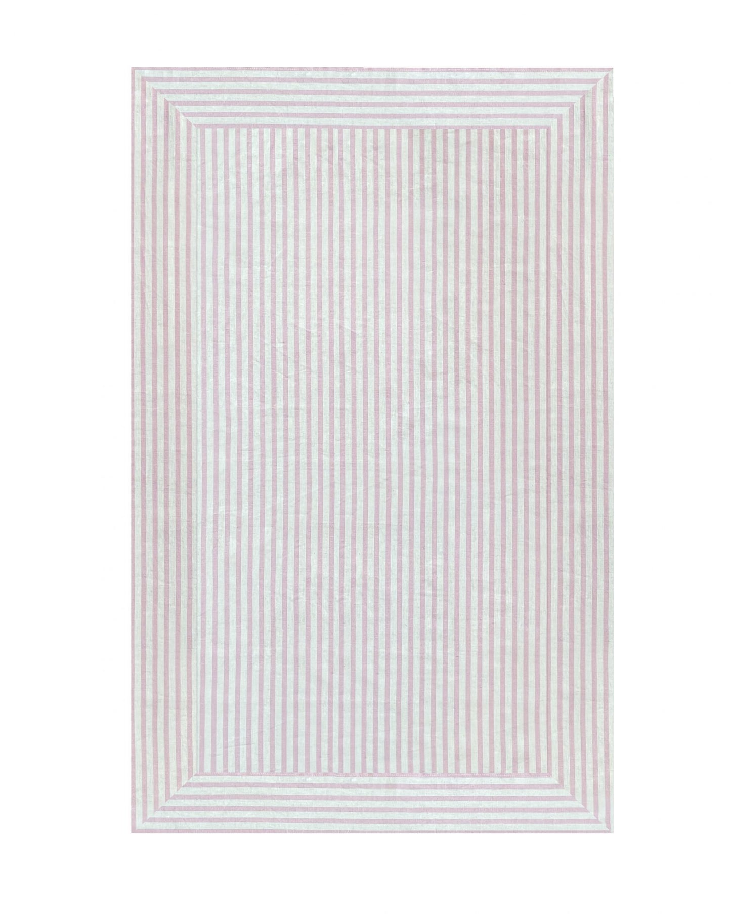 Tischdecke RAYURES ROSES cremeweiß & rosa Bild 2