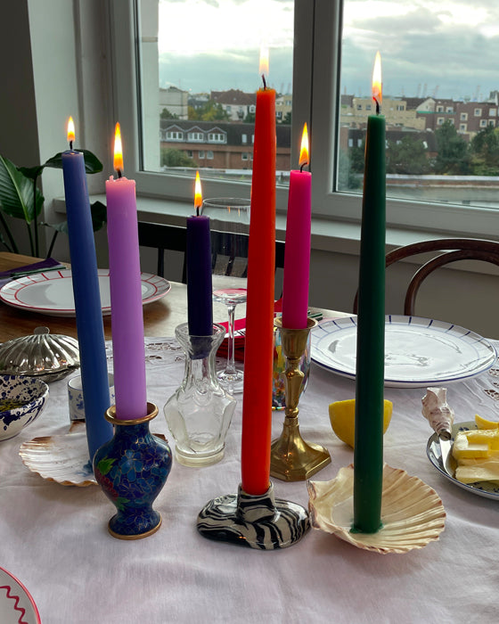 Kerzen HAND-DIPPED CANDLES 4er Set, 20 cm, cerise Bild 1