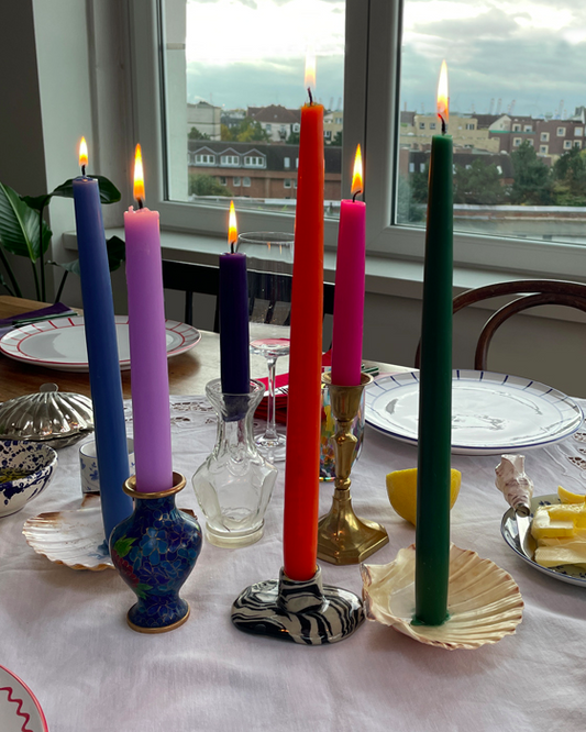 Kerzen HAND-DIPPED CANDLES 4er Set, 20 cm, cerise Bild 1