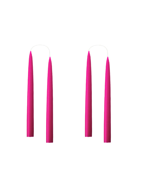 Kerzen HAND-DIPPED CANDLES 4er Set, 20 cm, cerise Bild 2