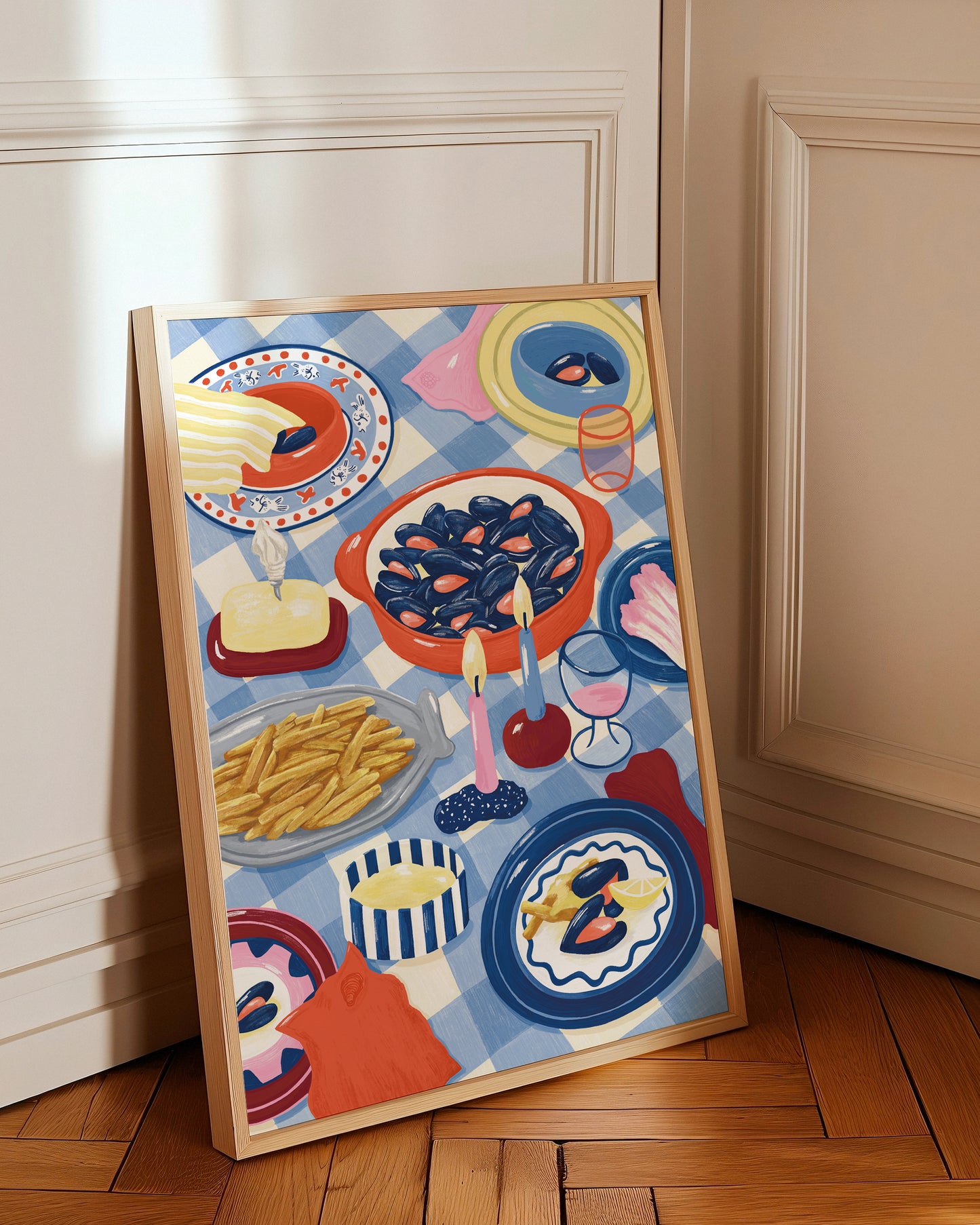 Poster 70 x 100 cm MOULES I Bild 1