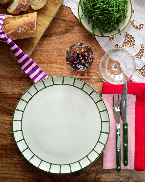 Teller DINNER FENCE grün Bild 1