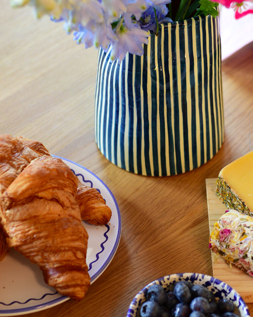 Teller LUNCH ZIGZAG blau Bild 3