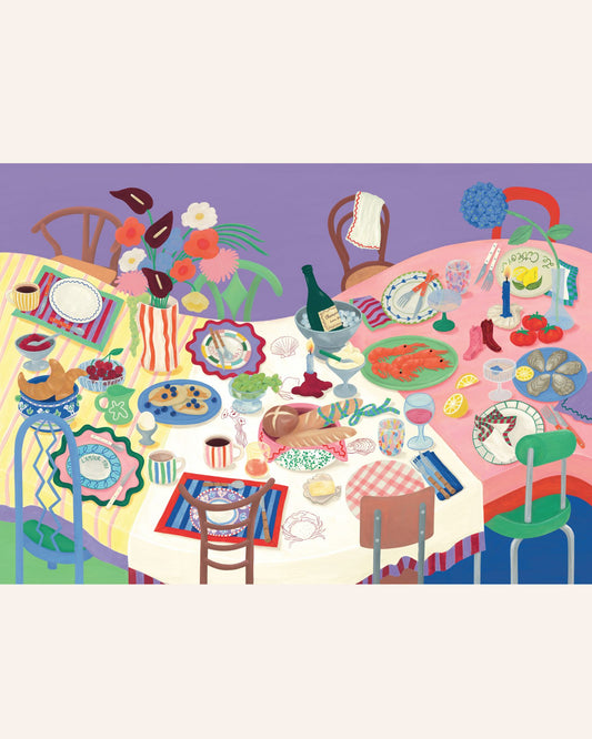 Poster 50 x 70 cm LA TABLE DES AMIS Bild 1