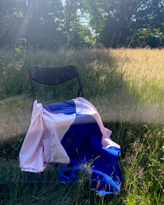 Tischdecke PICNIC rosa-blau Bild 1