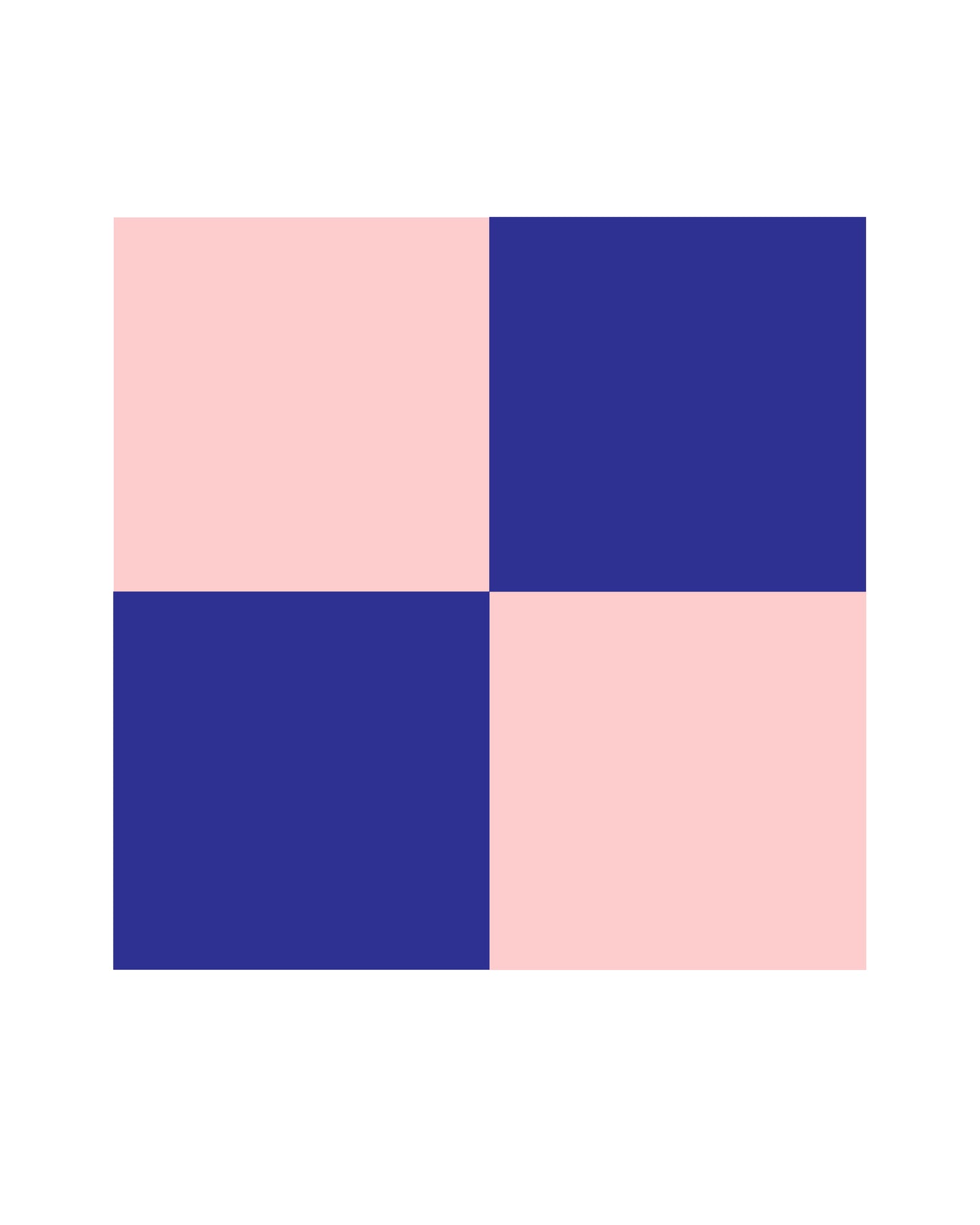 Tischdecke CHESS rosa-blau Bild 2