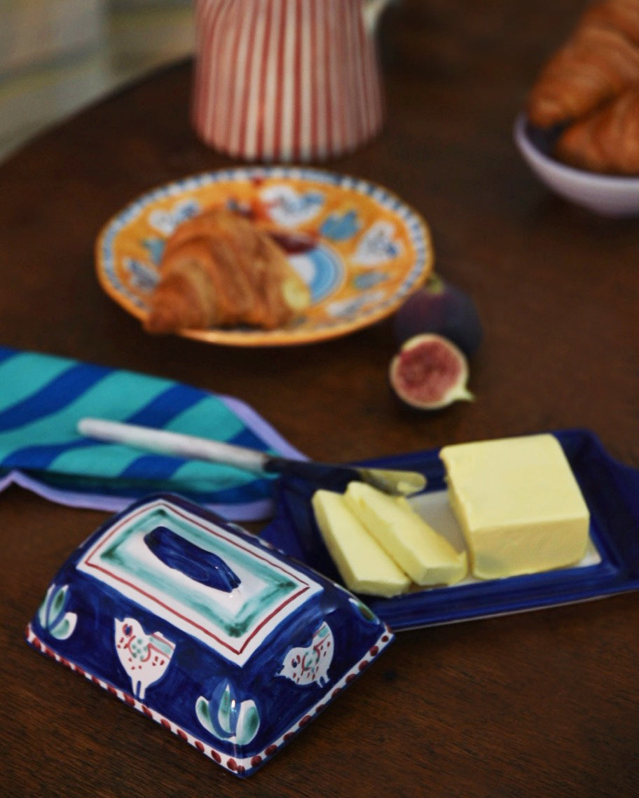 Butterdose HENNE blau Bild 3