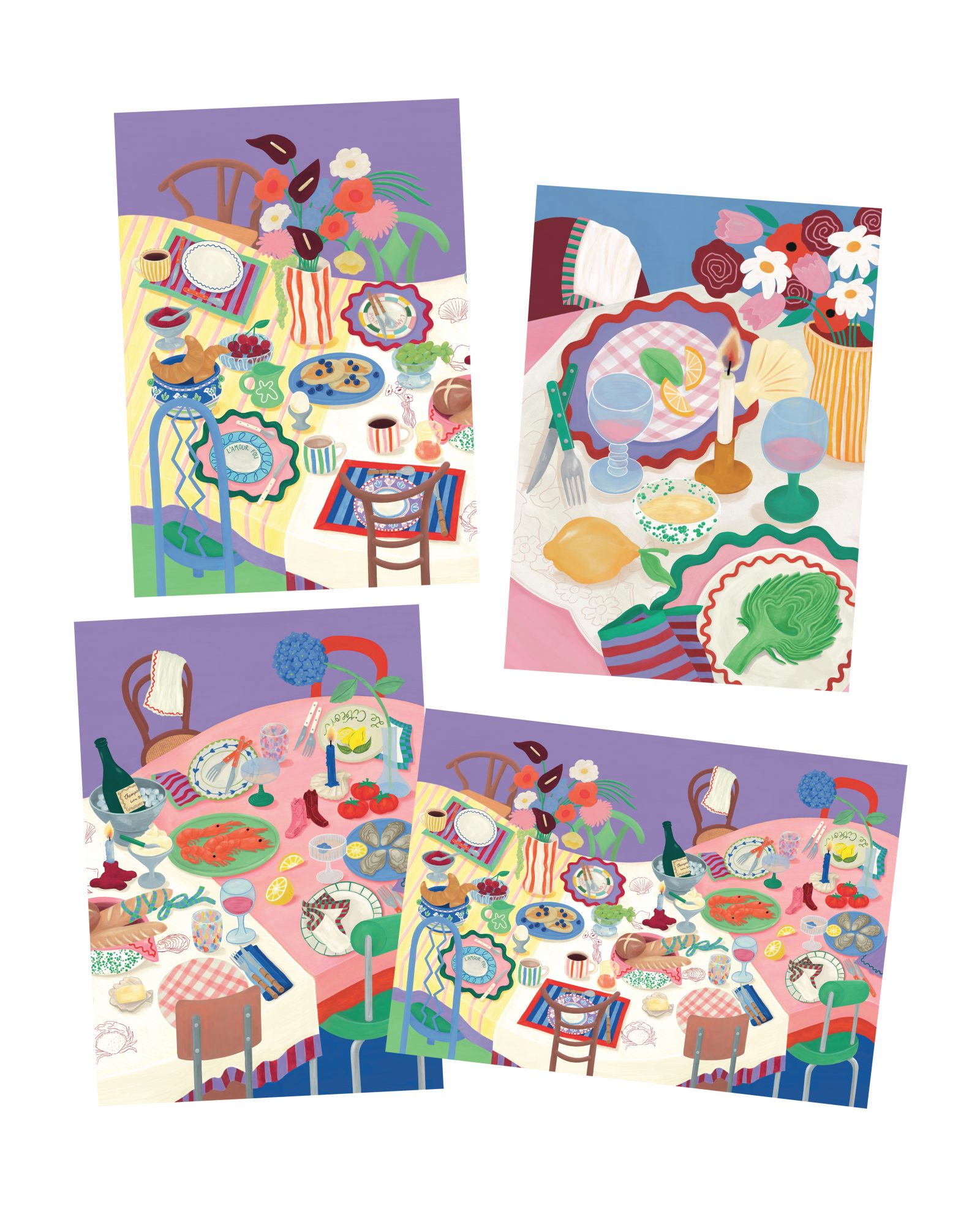 Postkarten 4er Set A6 Bild 1