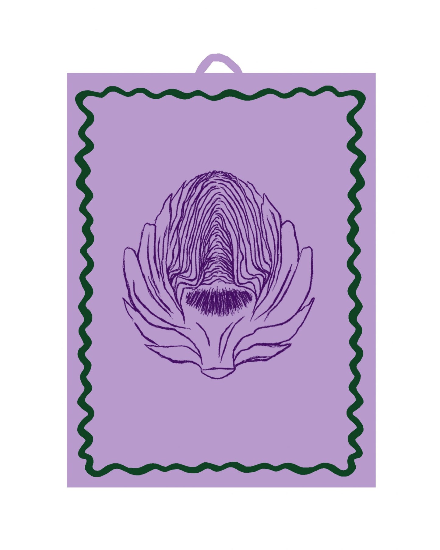 Geschirrtuch L'ARTICHAUT flieder & violett Bild 2