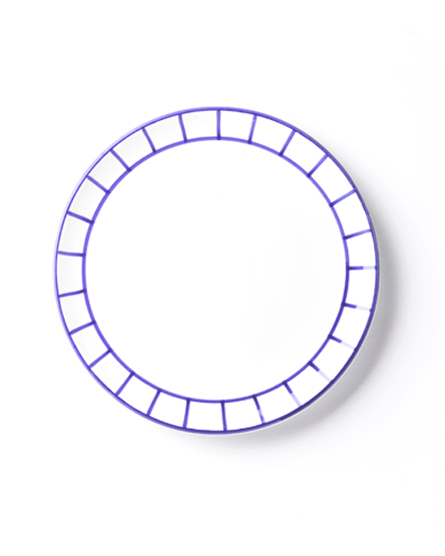 Teller DINNER FENCE blau Bild 2