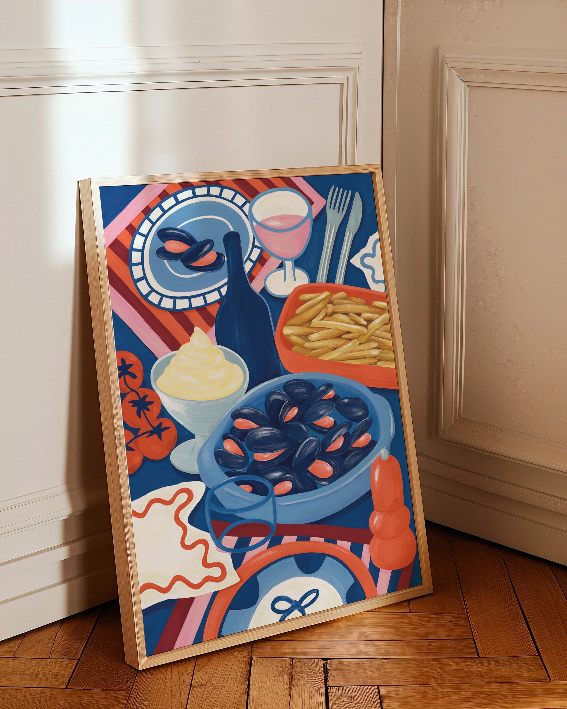 Poster 70 x 100 cm MOULES II Bild 1