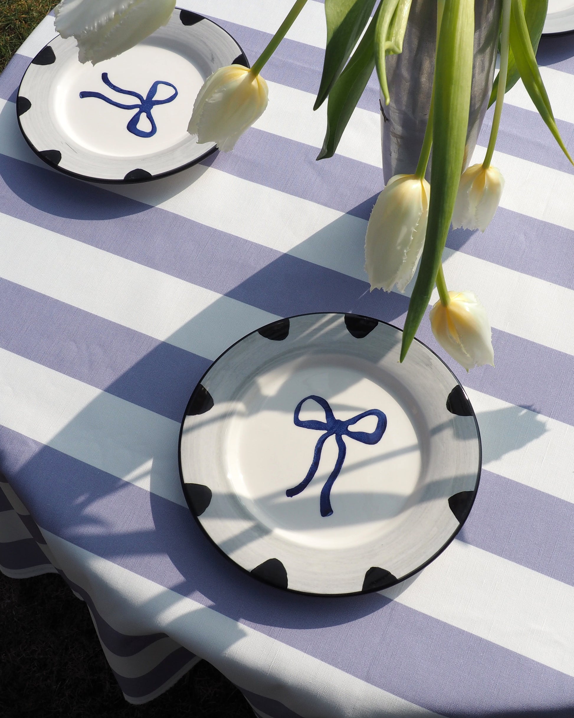 Teller BOW blau Bild 1