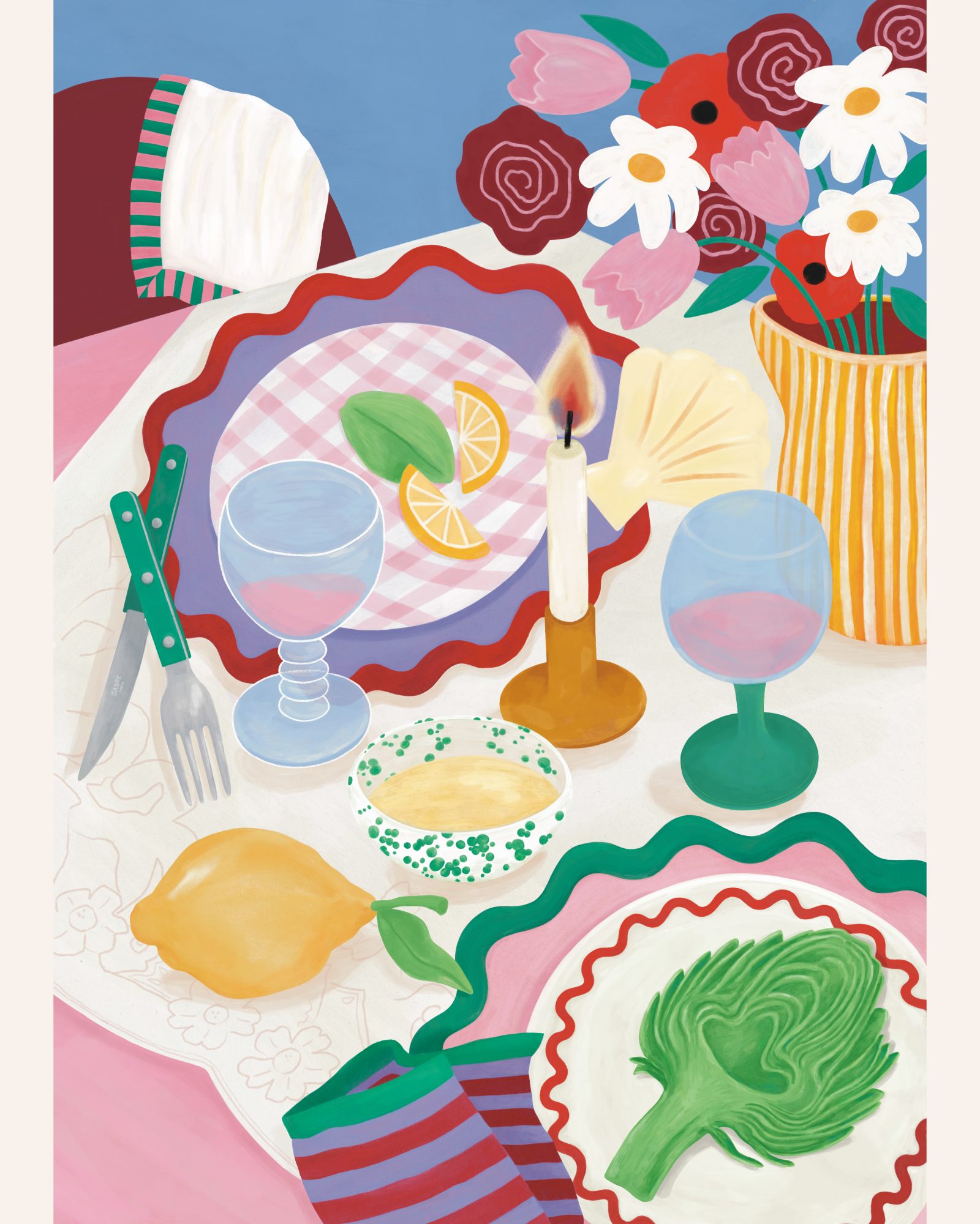 Poster 50 x 70 cm L'ARTICHAUT Bild 1