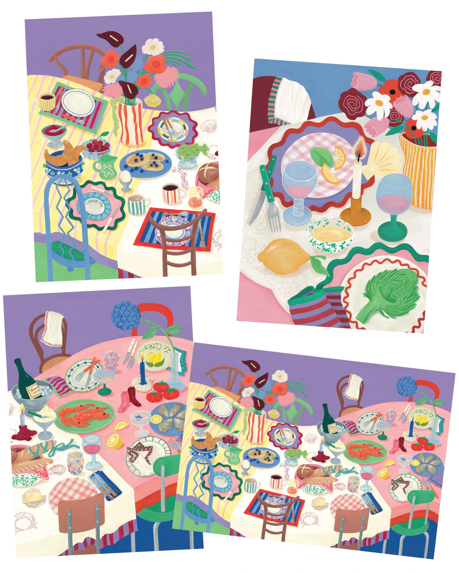 Karten A5 4er Set Bild 1