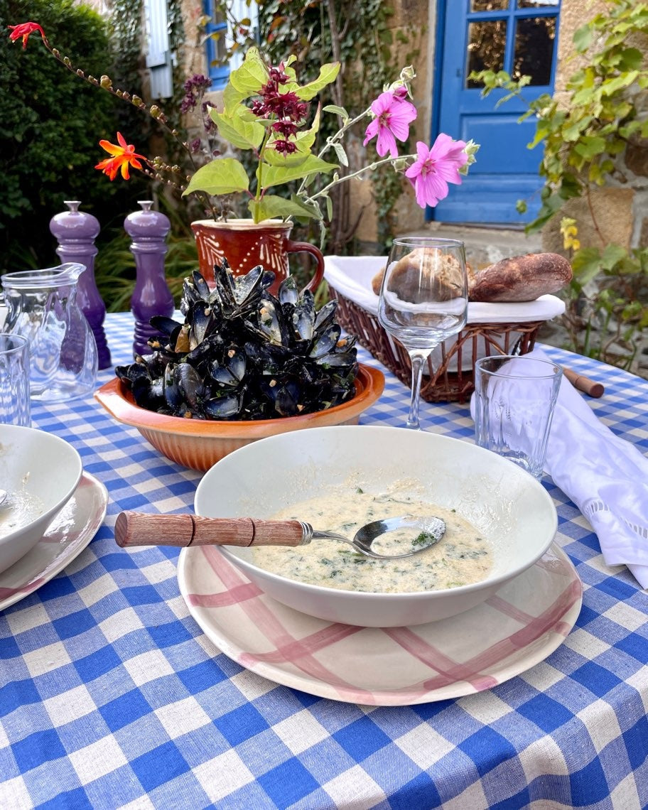 Teller VICHY rosa kariert Bild 3