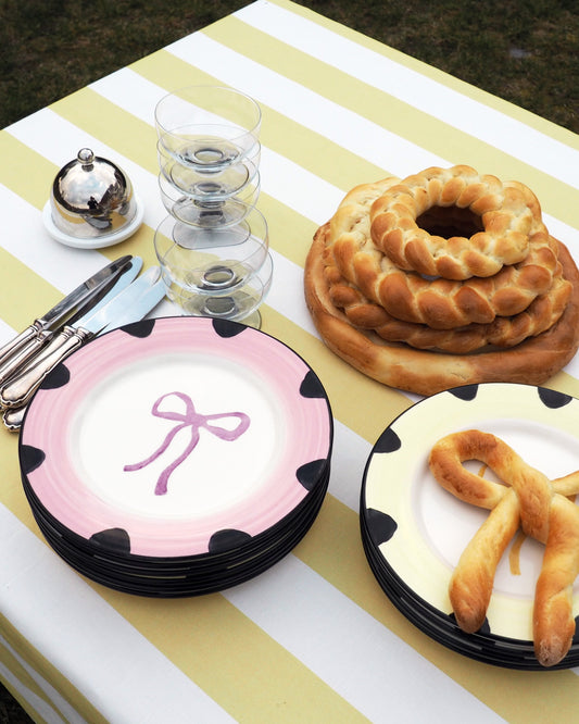 Teller BOW rosa Bild 1