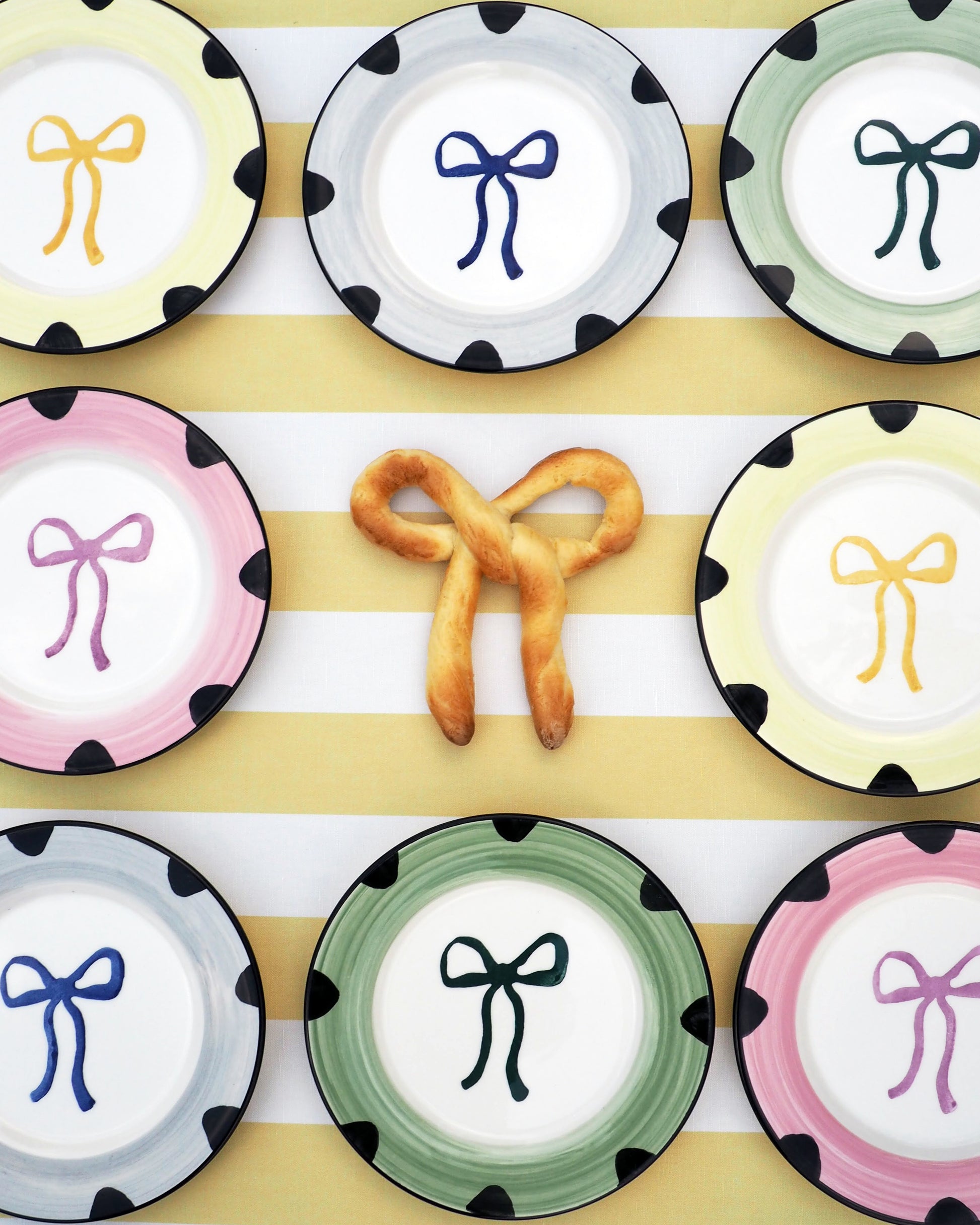 Teller BOW rosa Bild 3