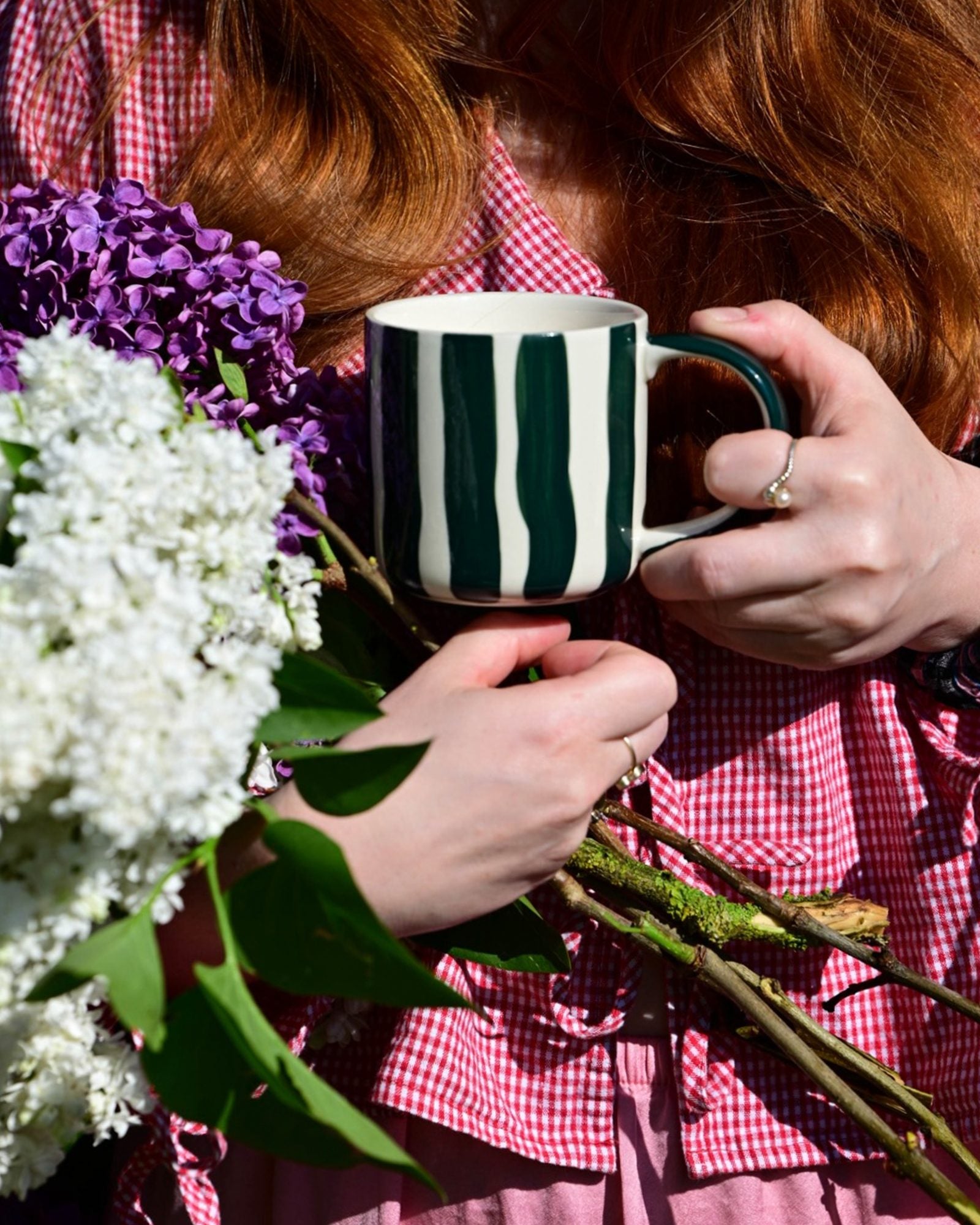 Becher STRIPES verde oliveto Bild 1