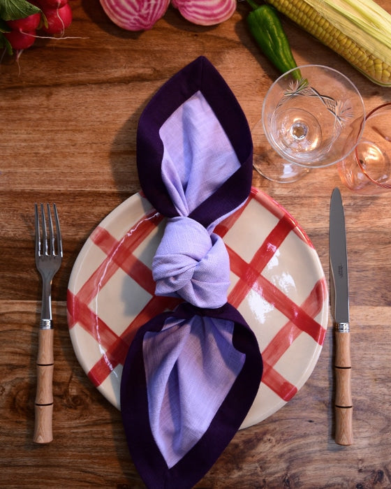 Serviette, 2er BINIOU flieder & violett Bild 1